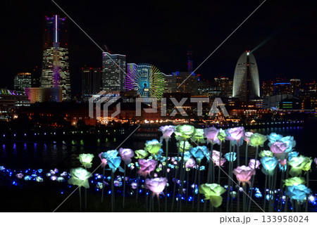 横浜みなとみらい 夜景 横浜みなとみらい 夜景 133958024