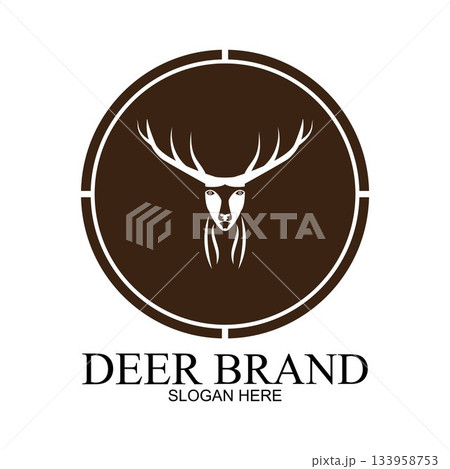 Deer vector icon illustration design 133958753