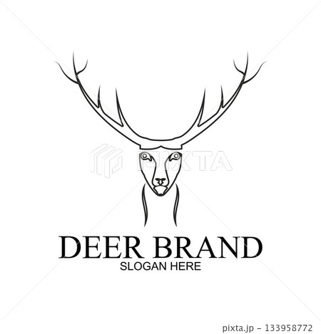 Deer vector icon illustration design 133958772