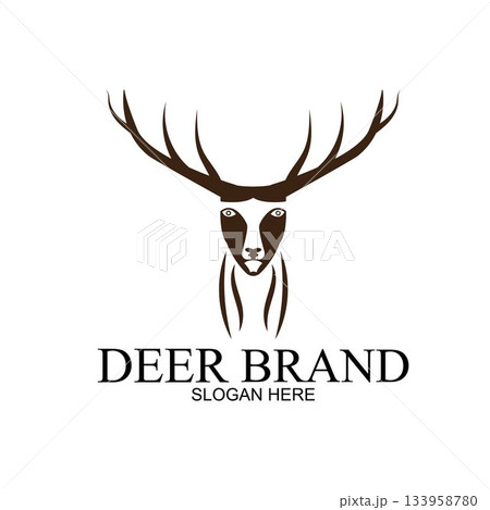 Deer vector icon illustration design 133958780