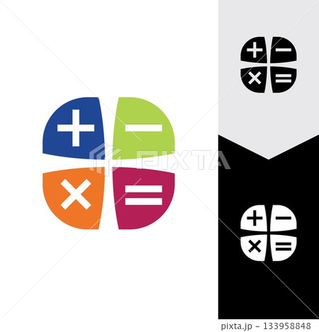 Calculator vector icon template background Calculator vector icon template background 133958848