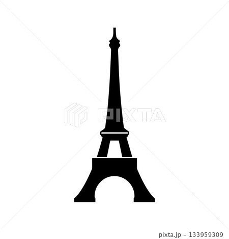Paris Knowledge Tower Symbol Showing Learning and Exploration 133959309