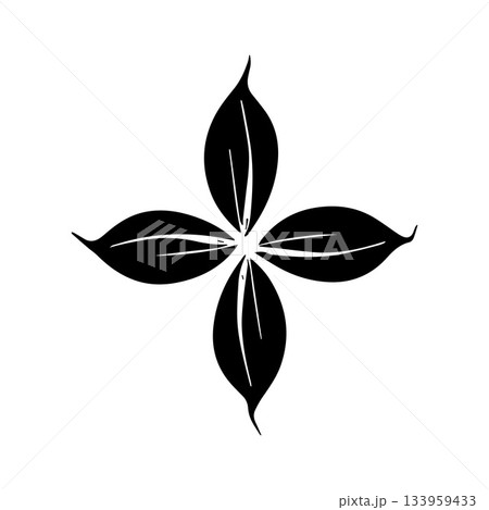 Flowing Botanical Pharmacy Logo Capturing Natural Motion 133959433