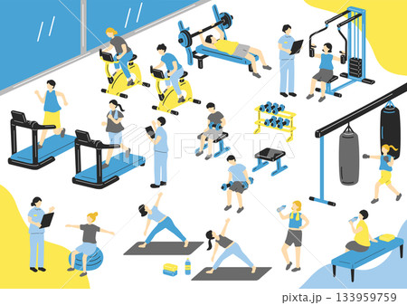 ジムの風景 ジムの風景 133959759