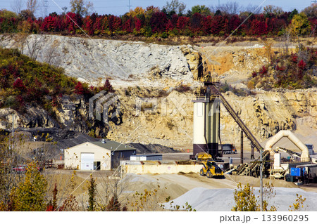 Working Quarry in Autumn Near Quarry Trails Metro Park, Columbus, Ohio Working Quarry in Autumn Near Quarry Trails Metro Park, Columbus, Ohio 133960295