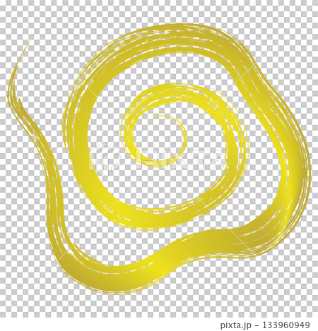 Hand-drawn, faded brush strokes / Gold 2 133960949