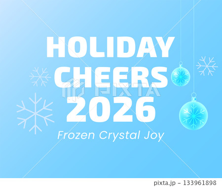 Holiday cheers 2026 frozen crystal joy 133961898
