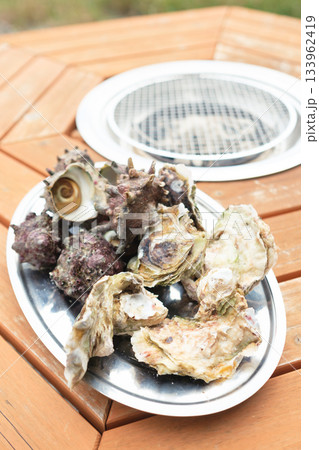 グランピング施設のBBQ食材セット グランピング施設のBBQ食材セット 133962419