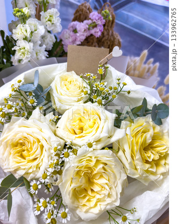 Gentle flower arrangement, Elegant pastel floral arrangement suitable for many special occasions 133962765