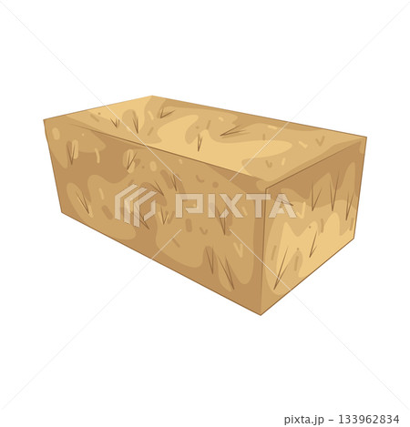 Illustration of hay bale 133962834