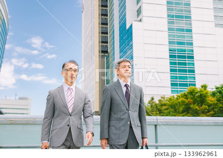 スーツ姿のビジネスマン 133962961