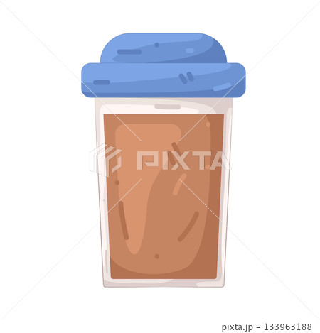 Illustration of protein shake Illustration of protein shake 133963188