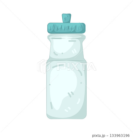 Illustration of water bottle  133963196