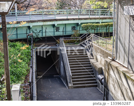 かつての大島川東支川に架かる「要橋」の橋名表示 133963287