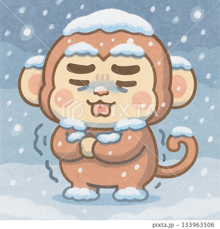 さるのイラスト素材 [133963506] - PIXTA