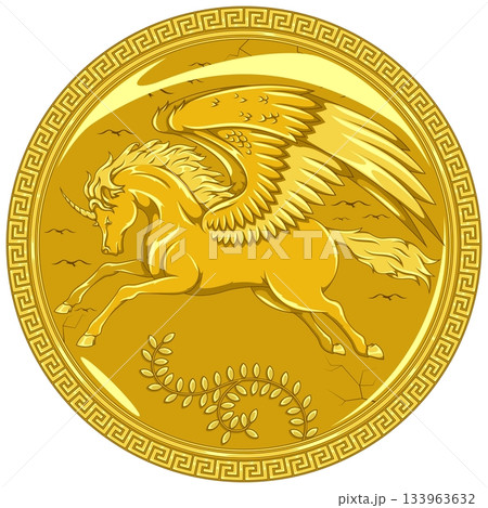 Winged Horse from Greek Mythology 133963632