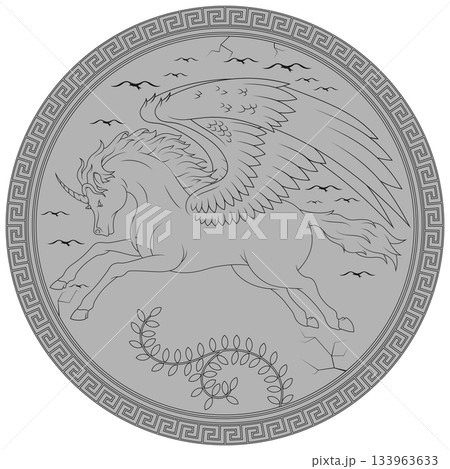 Winged Horse from Greek Mythology 133963633