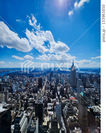 New York Skyline on Sunny Day 133963850