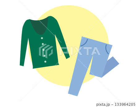 女性向けの服のイラスト 女性向けの服のイラスト 133964205
