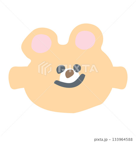 やさしい園ぎょうじイラスト(主線なし・ゆるかわ)|お遊戯会(クマのお面)のイラスト やさしい園ぎょうじイラスト(主線なし・ゆるかわ)|お遊戯会(クマのお面)のイラスト 133964588