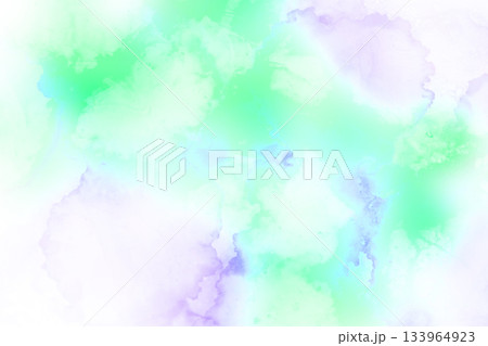 かわいい水彩カラーの背景 133964923