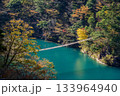秋の寸又峡と夢の吊り橋 133964940