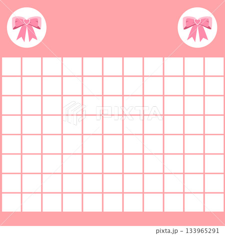 Kawaii Pink Valentine Sticky Notes for Digital Planners and Print, valentine background 133965291