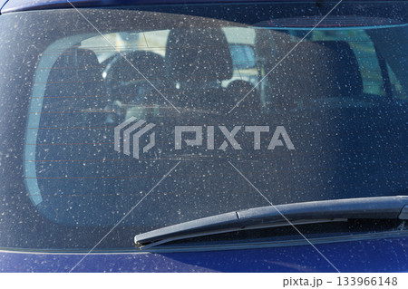 汚れた車体 リアガラス 133966148