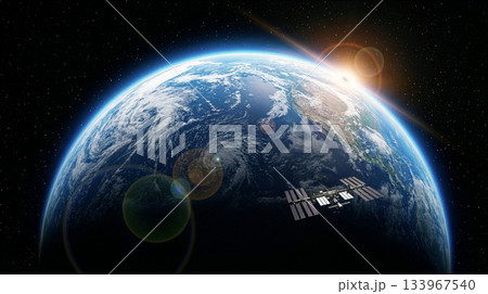 宇宙から見た地球 133967540