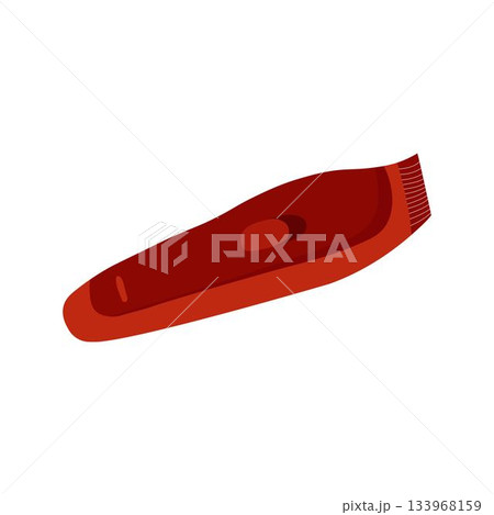 Minimal vector illustration of an electric hair trimmer Minimal vector illustration of an electric hair trimmer 133968159