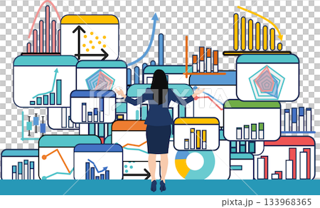 Data analysis illustration Data analysis illustration 133968365