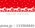 年賀状　Happy New Year 2026 133968840