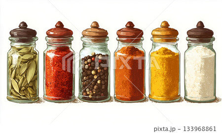 瓶に入ったスパイス 133968861
