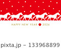 年賀状　Happy New Year 2026 133968899