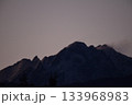 夕方の奥穂高 133968983