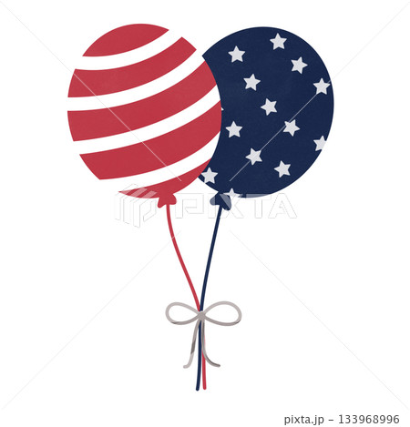 Balloon with US Flag 133968996