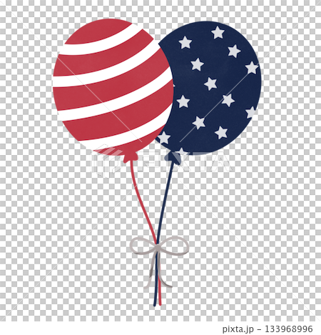 Balloon with US Flag 133968996