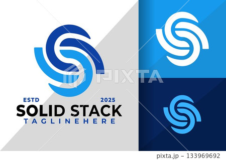 Initial Letter S Tech Logo Icon Vector Design Illustration Initial Letter S Tech Logo Icon Vector Design Illustration 133969692