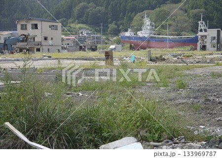 2012年気仙沼市、流された漁船（第18共徳丸） 133969787