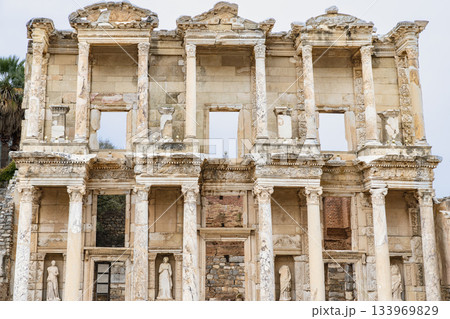 トルコエフェソス遺跡ケルスス図書館 トルコエフェソス遺跡ケルスス図書館 133969829