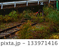 カーブした線路の終わり 133971416