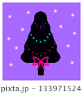 黒のツリー 133971524