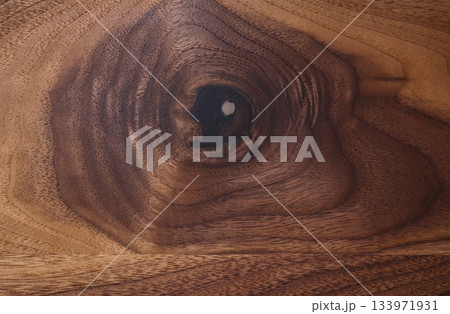 Real black walnut wood texture with natural grain 133971931