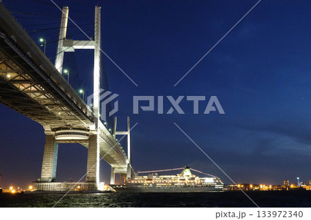 橋の下を行き交う観光船 133972340