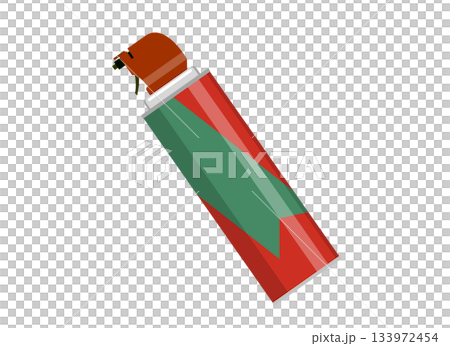 殺虫剤のスプレー缶のイラスト 133972454