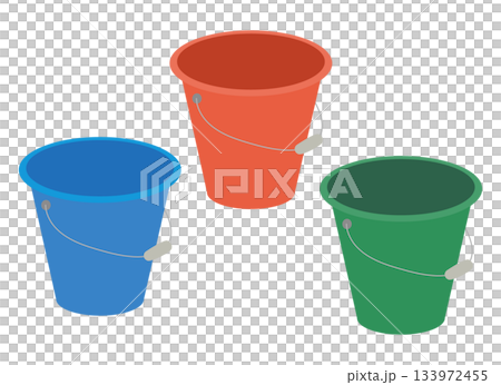 用於清潔的塑膠桶示意圖 用於清潔的塑膠桶示意圖 133972455