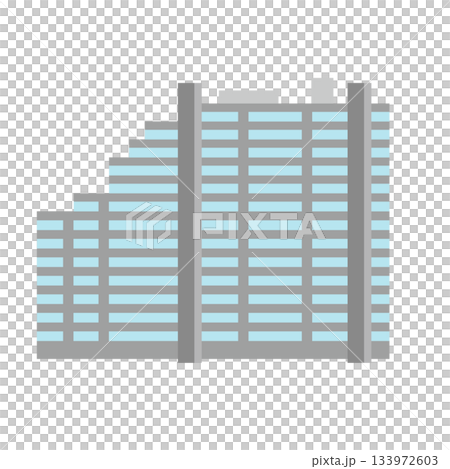 グレーの外観のマンション 133972603