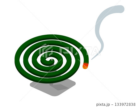 蚊取り線香のイラスト 133972838