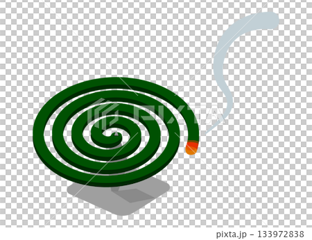 蚊取り線香のイラスト 133972838