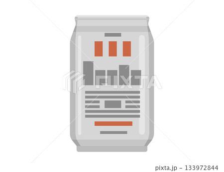 缶入りノンアルコールビールのイラスト 133972844